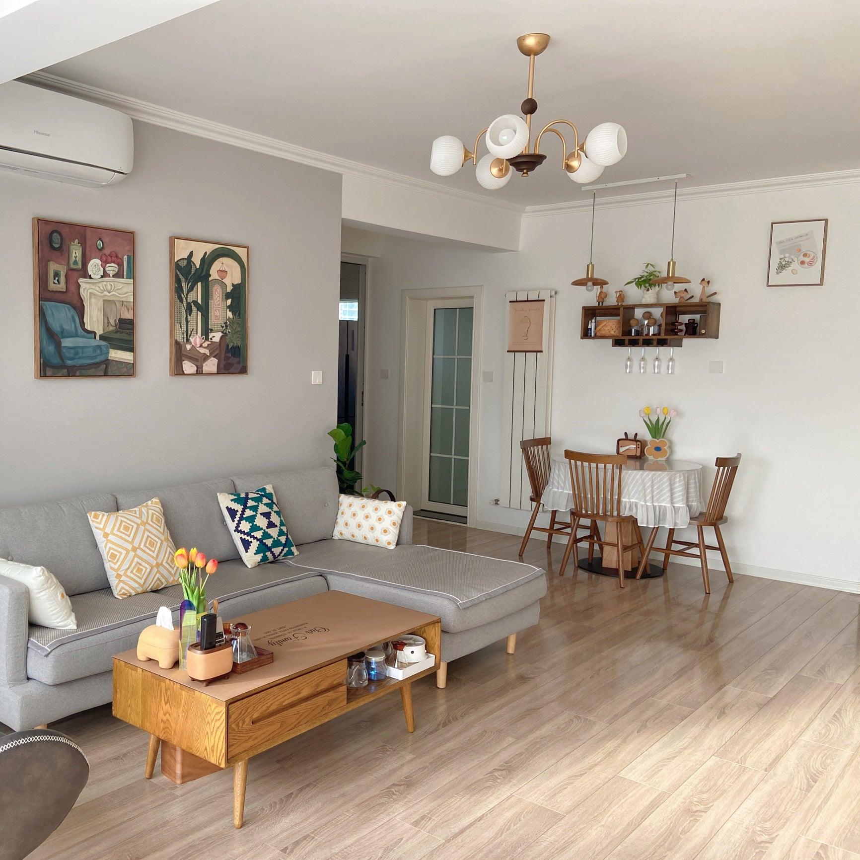 Sculptural Glass Ribbed Chandelier - Lumpaz