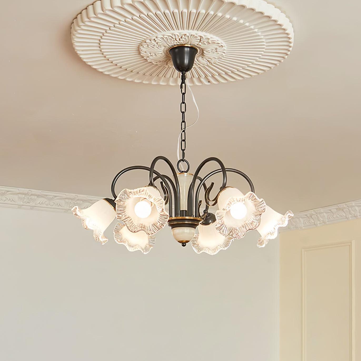 Luce Black Chandelier - Lumpaz