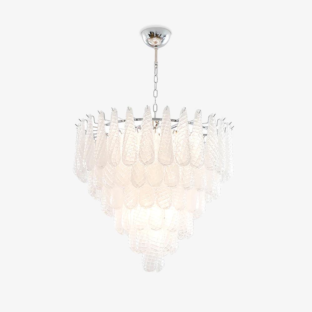 Grid Glass Waterfall Chandelier - Lumpaz