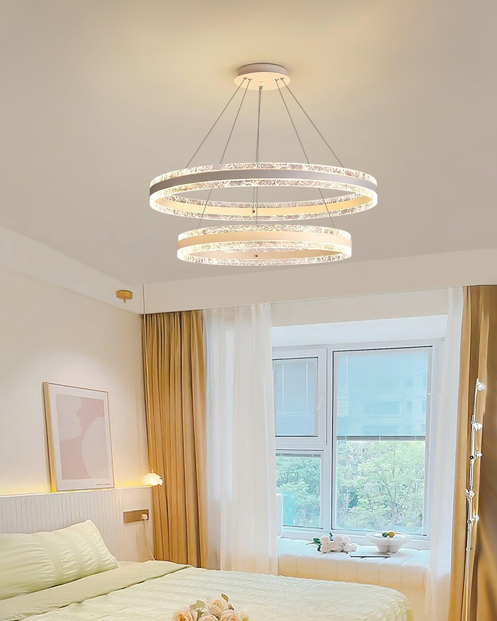 Modern Circle LED Chandelier - Lumpaz