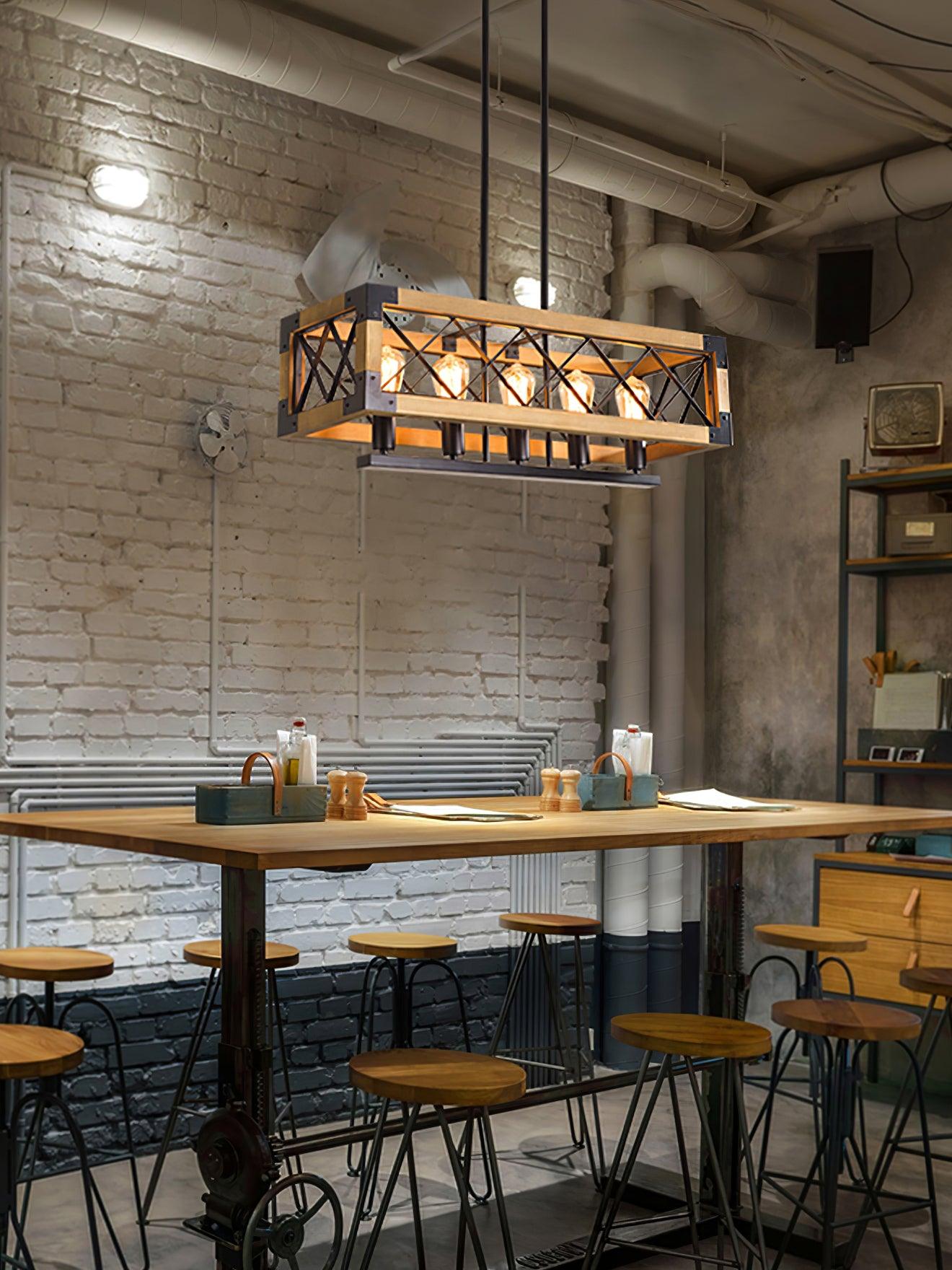 Kitchen Island Rectangle Chandelier - Lumpaz