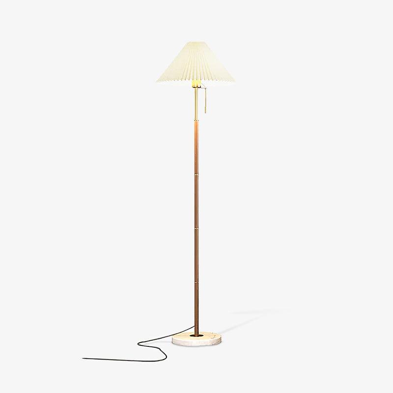 Vintage Pleated Floor Lamp - Lumpaz