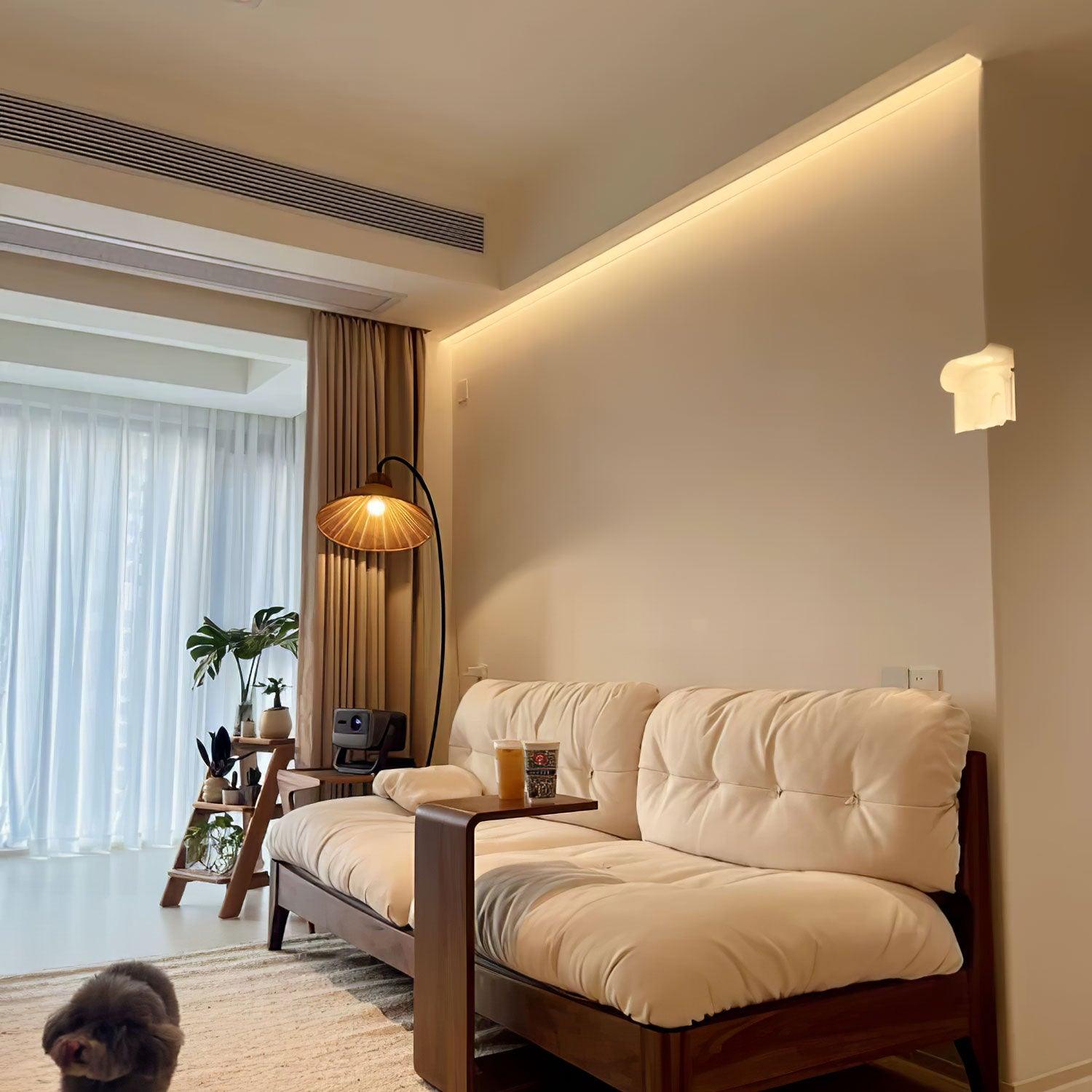 Tana Woven Floor Lamp - Lumpaz