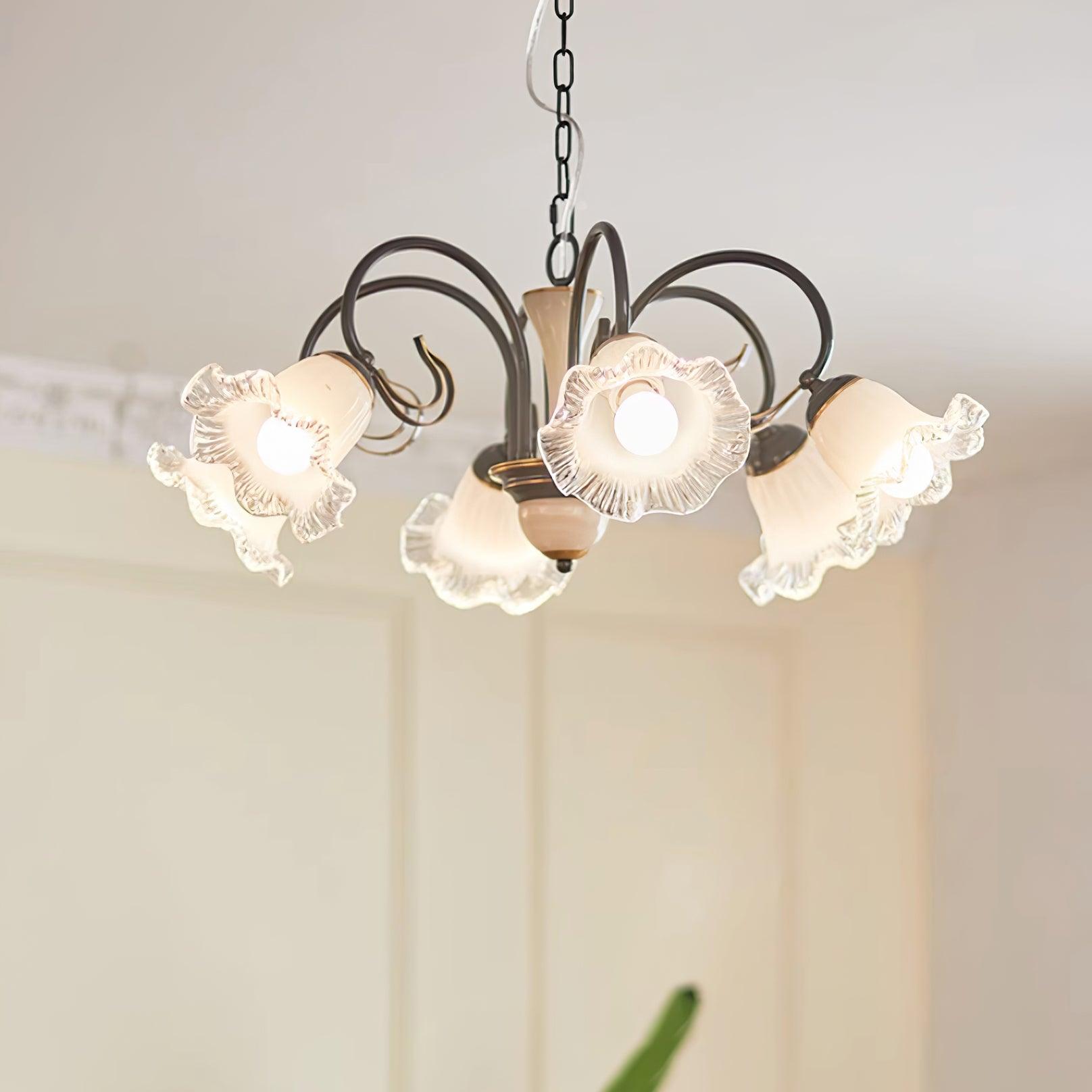 Luce Black Chandelier - Lumpaz