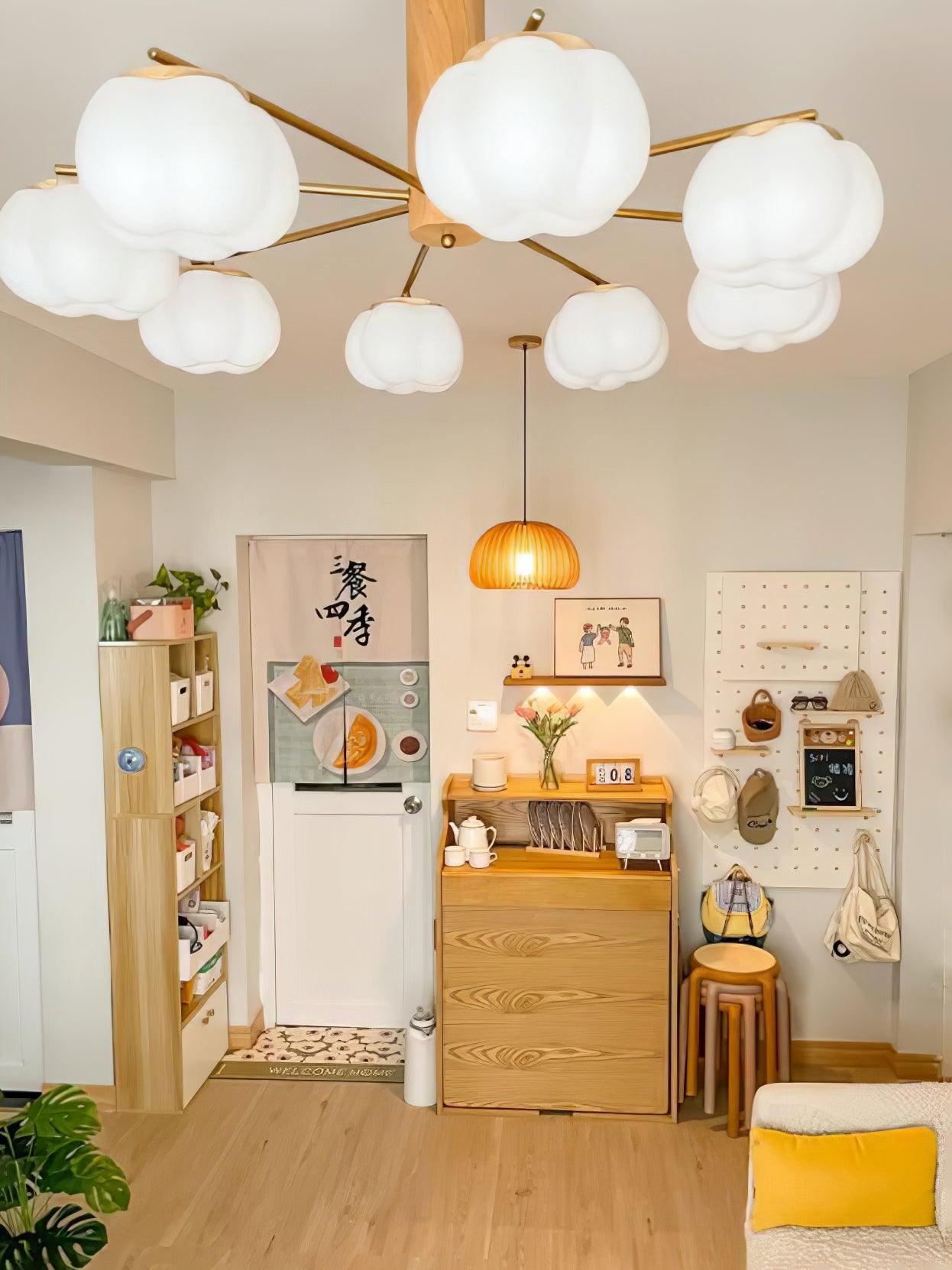 Cotton Balls Chandelier - Lumpaz