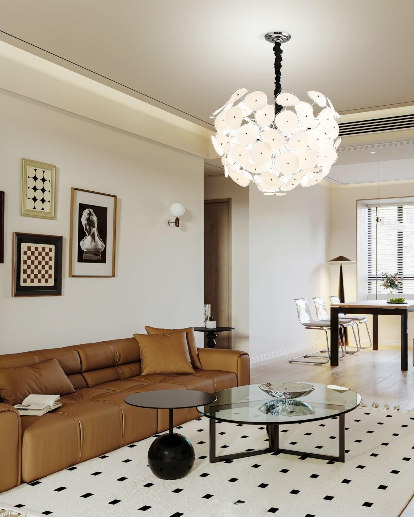 Poppy Glass Chandelier - Lumpaz