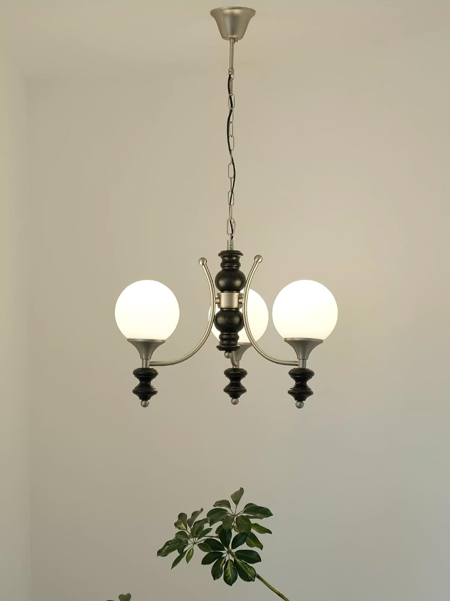 Tina Wooden Chandelier - Lumpaz