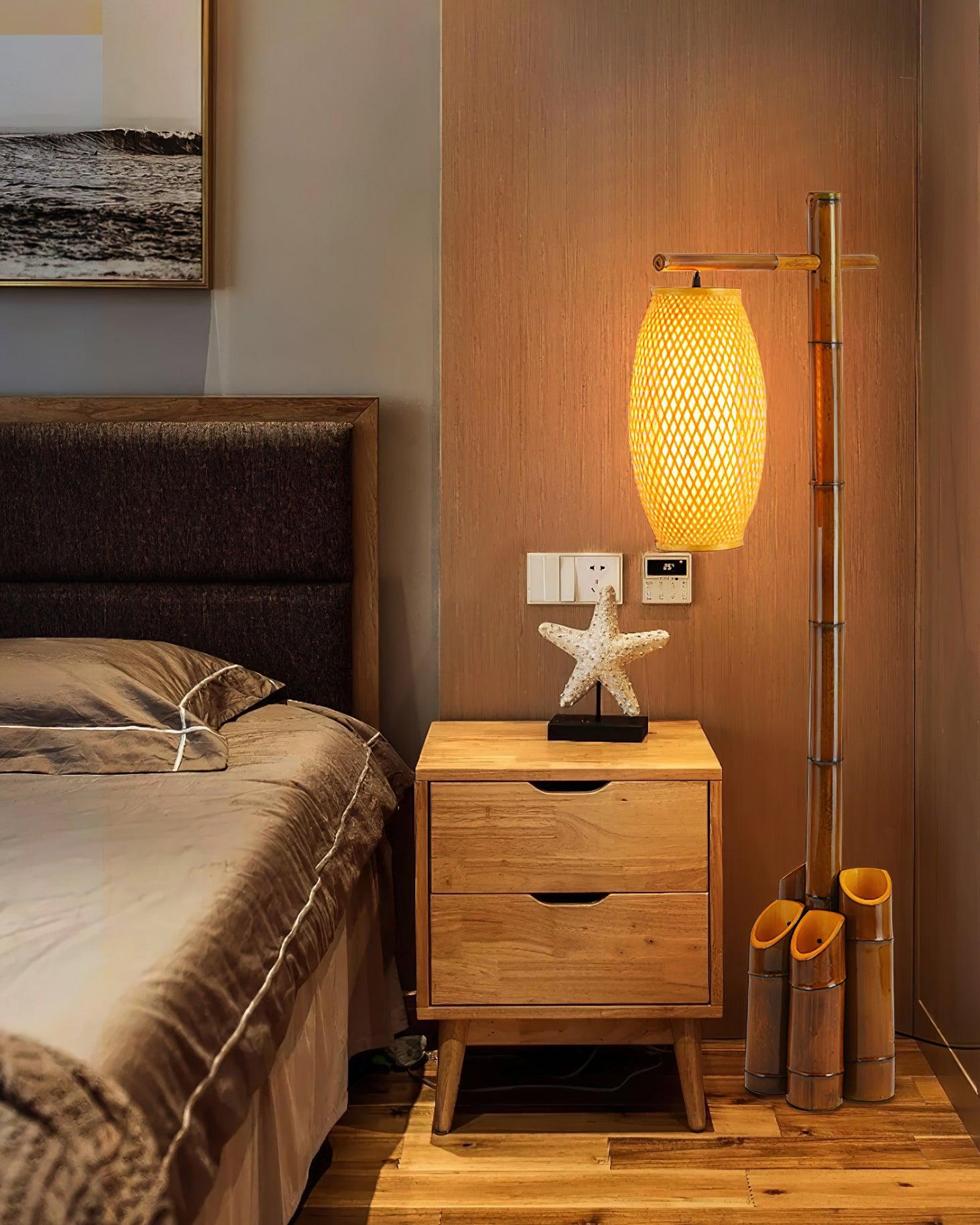 Zen Bamboo Tube Floor Lamp - Lumpaz