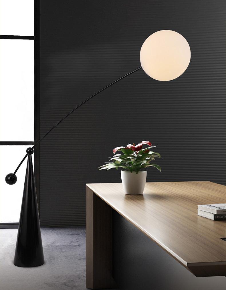 Opal Arc Floor Lamp - Lumpaz