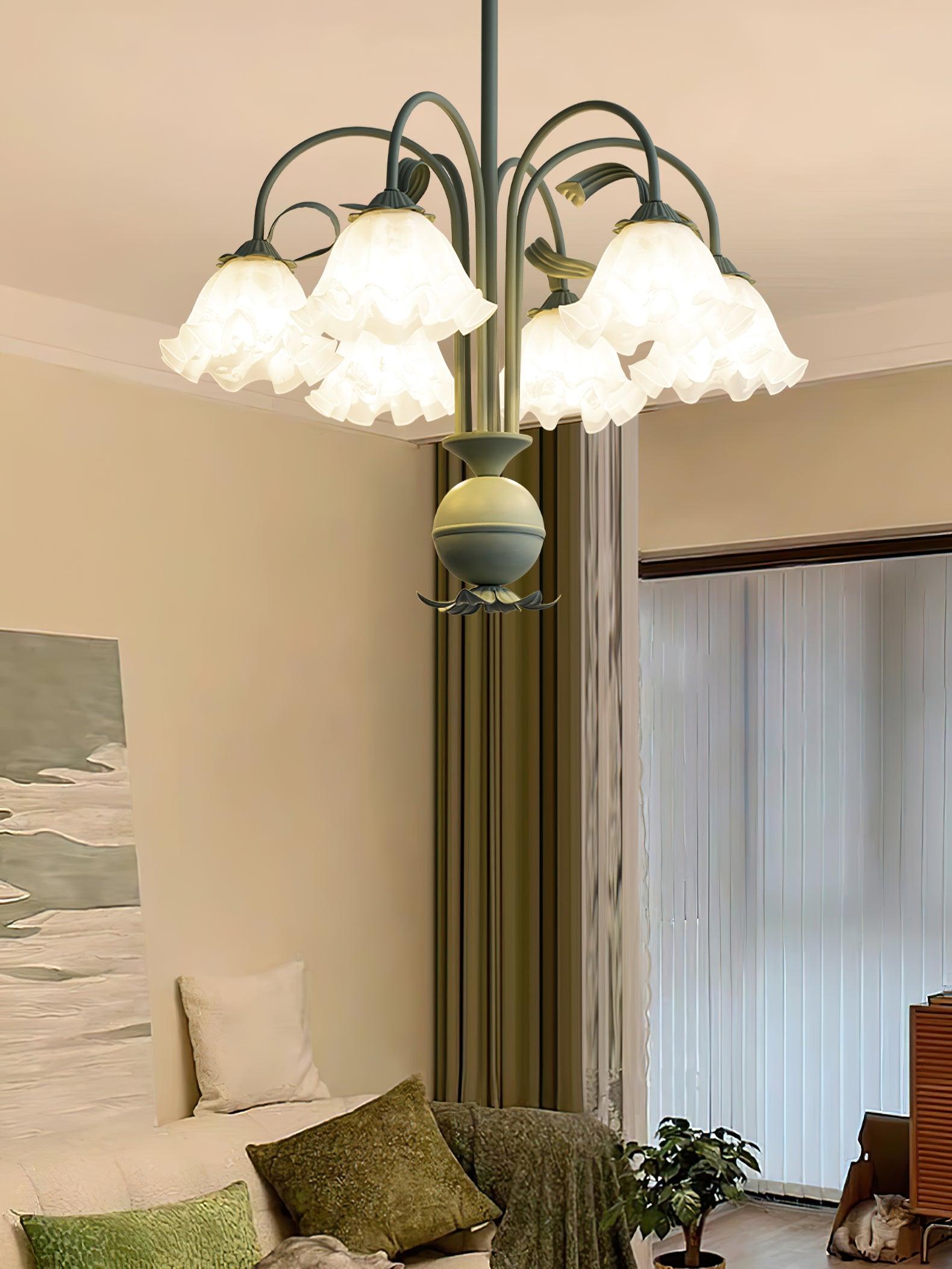Bell Orchid Chandelier - Lumpaz