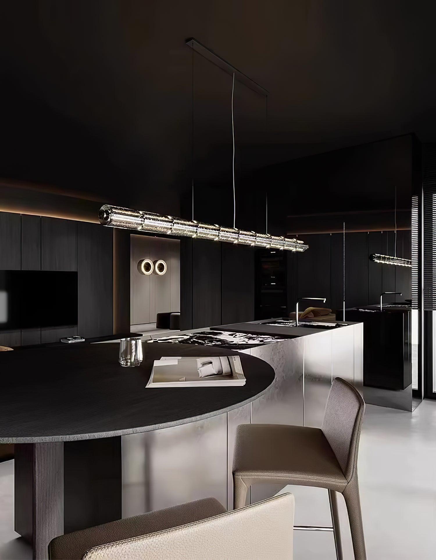 Mcdade Segmented Glass Chandelier - Lumpaz