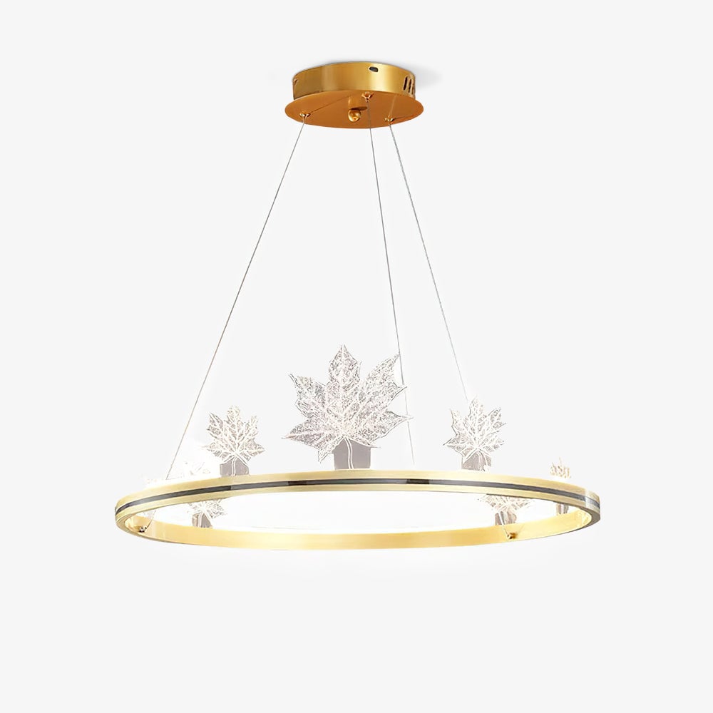 Ion Leaf Chandelier - Lumpaz