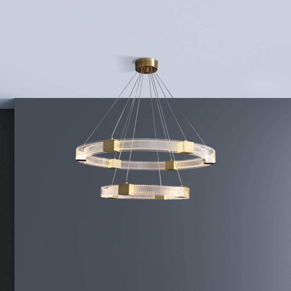 Parallel Ring LED Chandelier - Lumpaz