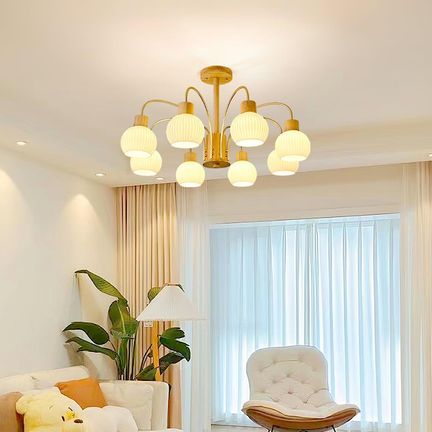 Donnelly Wooden Chandelier - Lumpaz