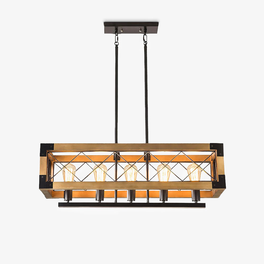 Kitchen Island Rectangle Chandelier - Lumpaz