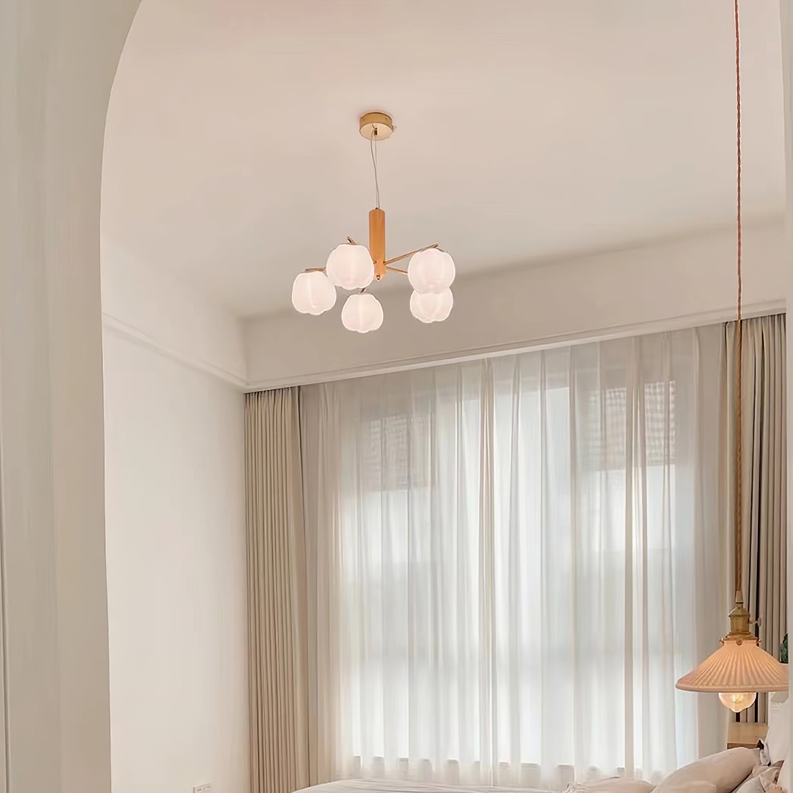 Cotton Balls Chandelier - Lumpaz
