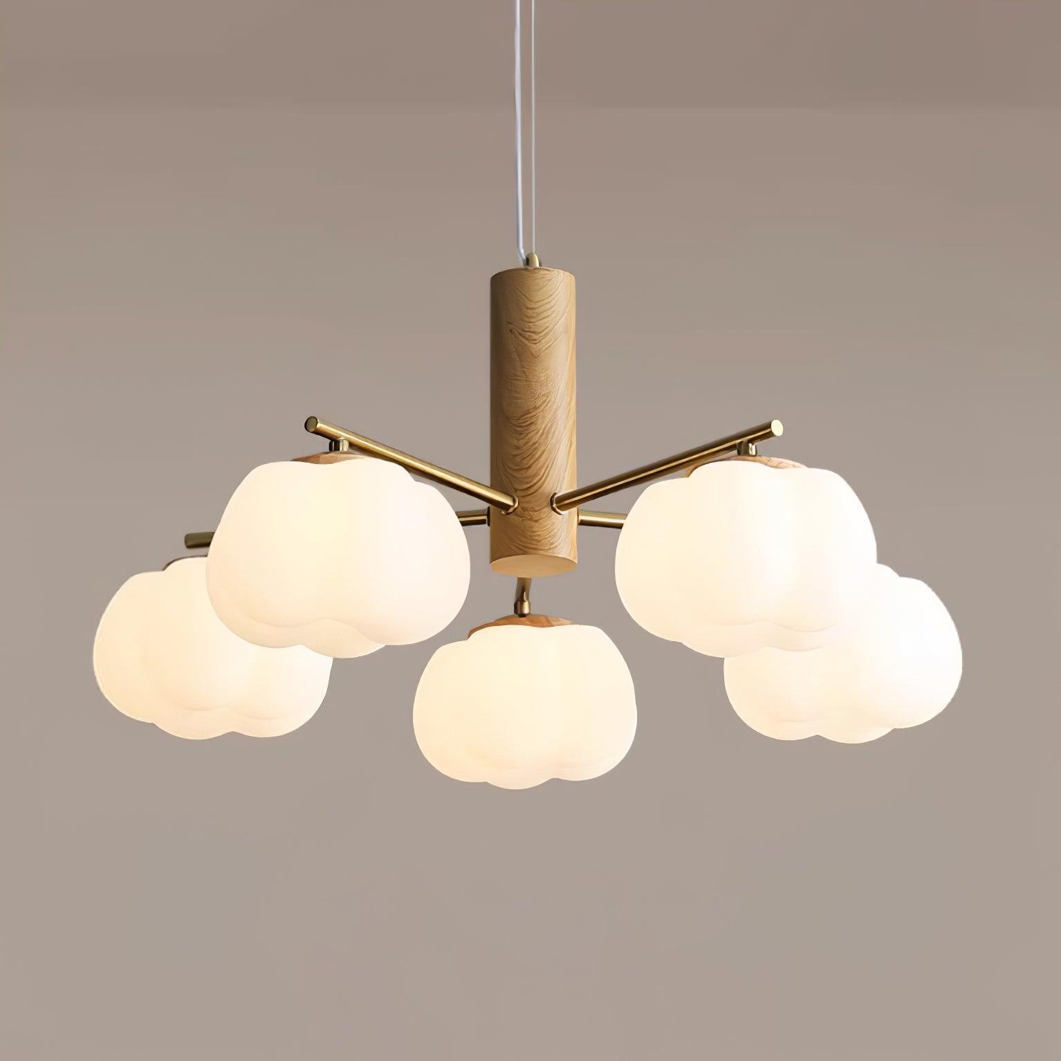 Cotton Balls Chandelier - Lumpaz