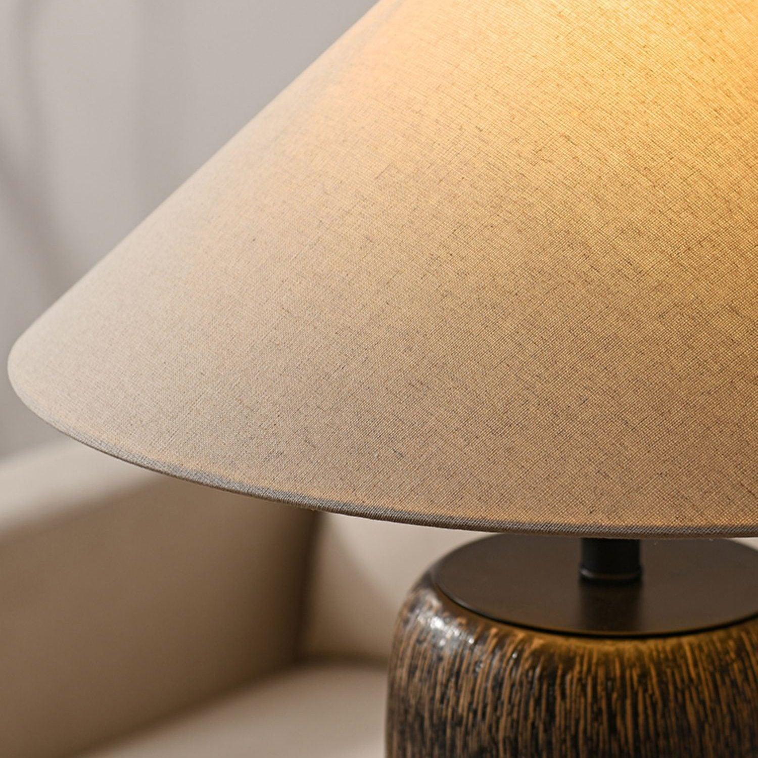 Weathered Wood Grain Floor Lamp - Lumpaz