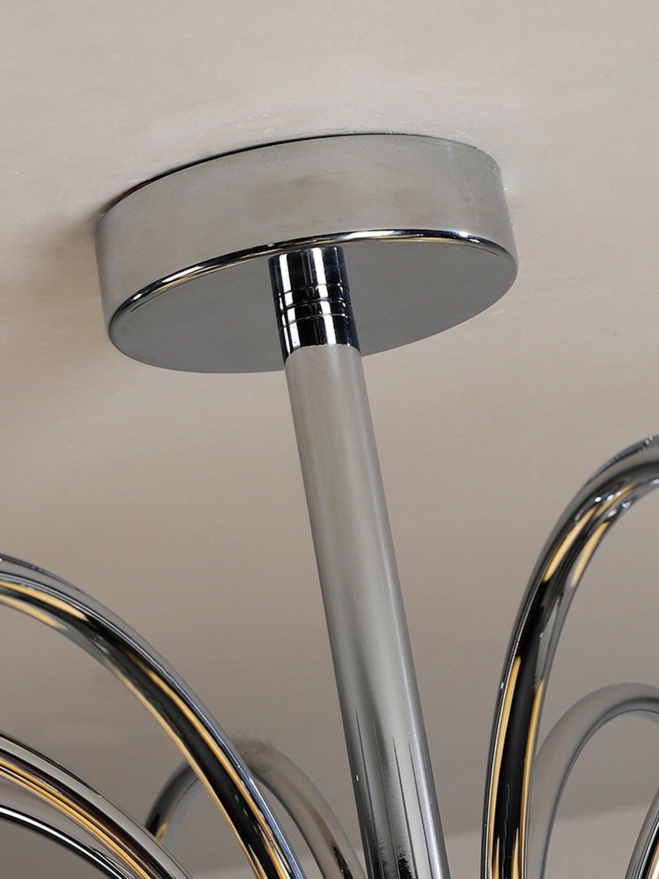 Floral Glass Chandelier - Lumpaz