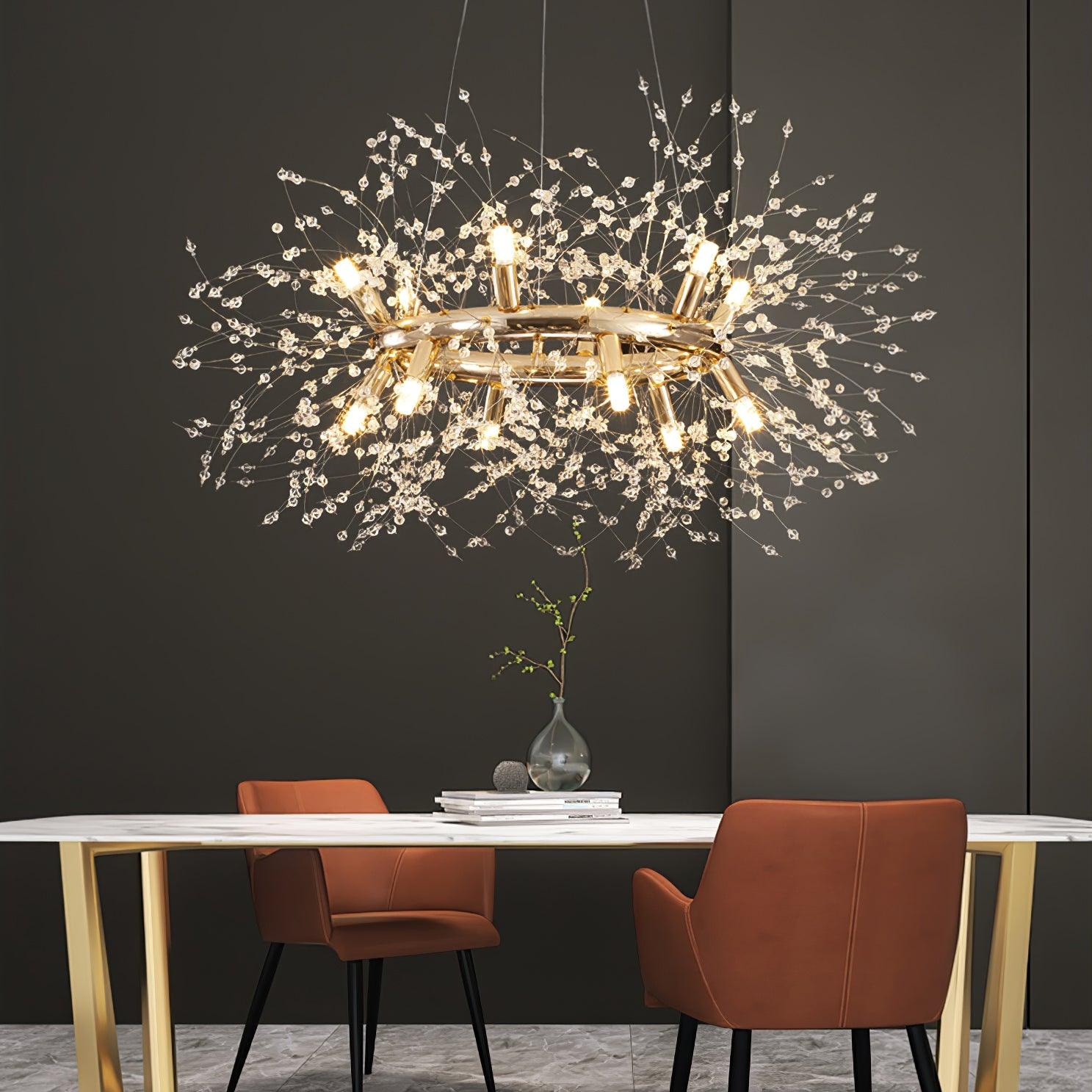 Dandelion Round Chandelier - Lumpaz