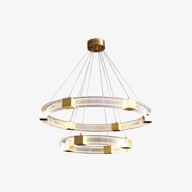 Parallel Ring LED Chandelier - Lumpaz