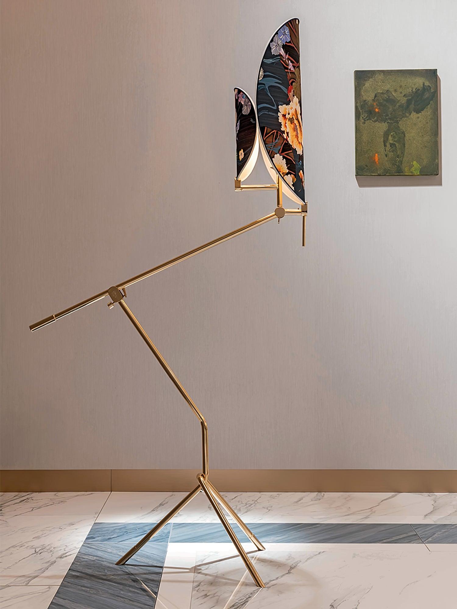Floral Nocturne Floor Lamp - Lumpaz