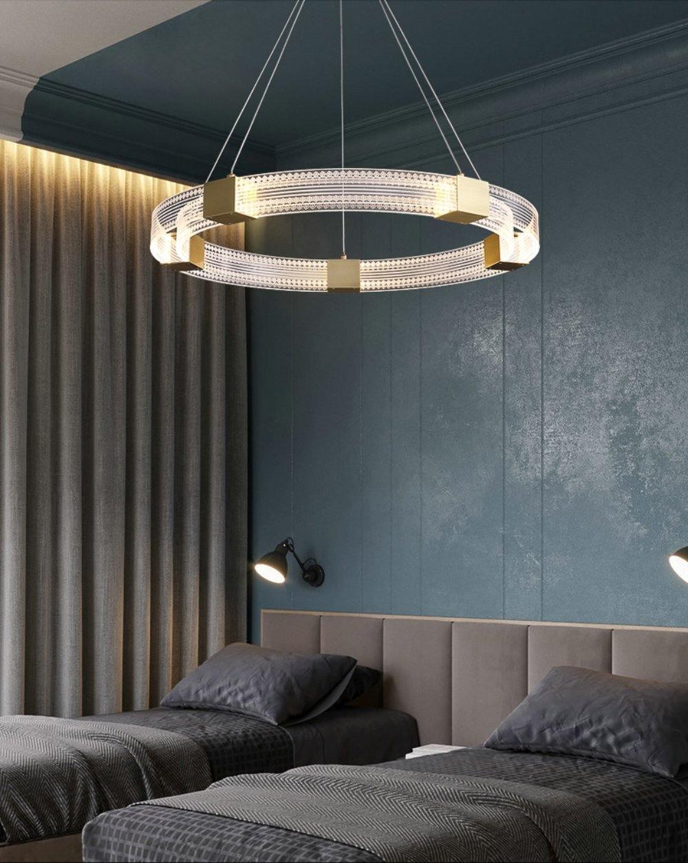 Parallel Ring LED Chandelier - Lumpaz