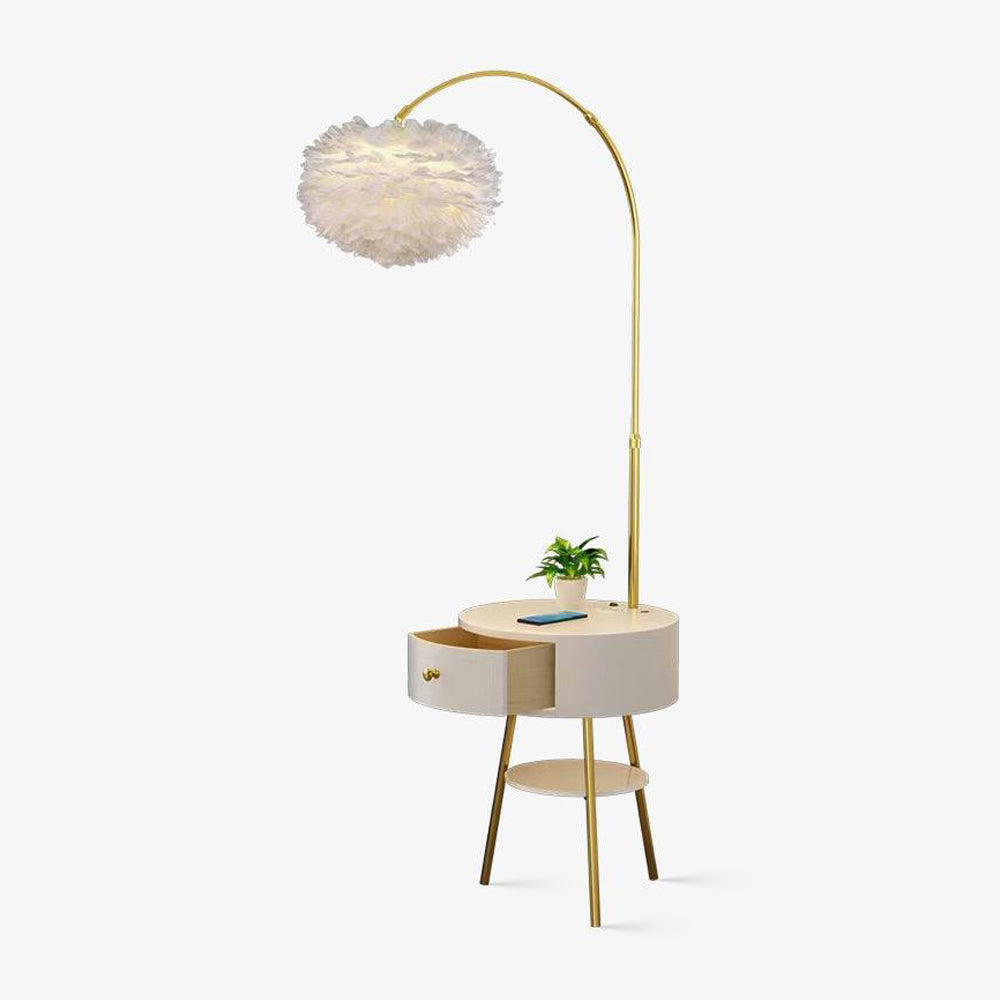 Feather Drawer Floor Lamp - Lumpaz