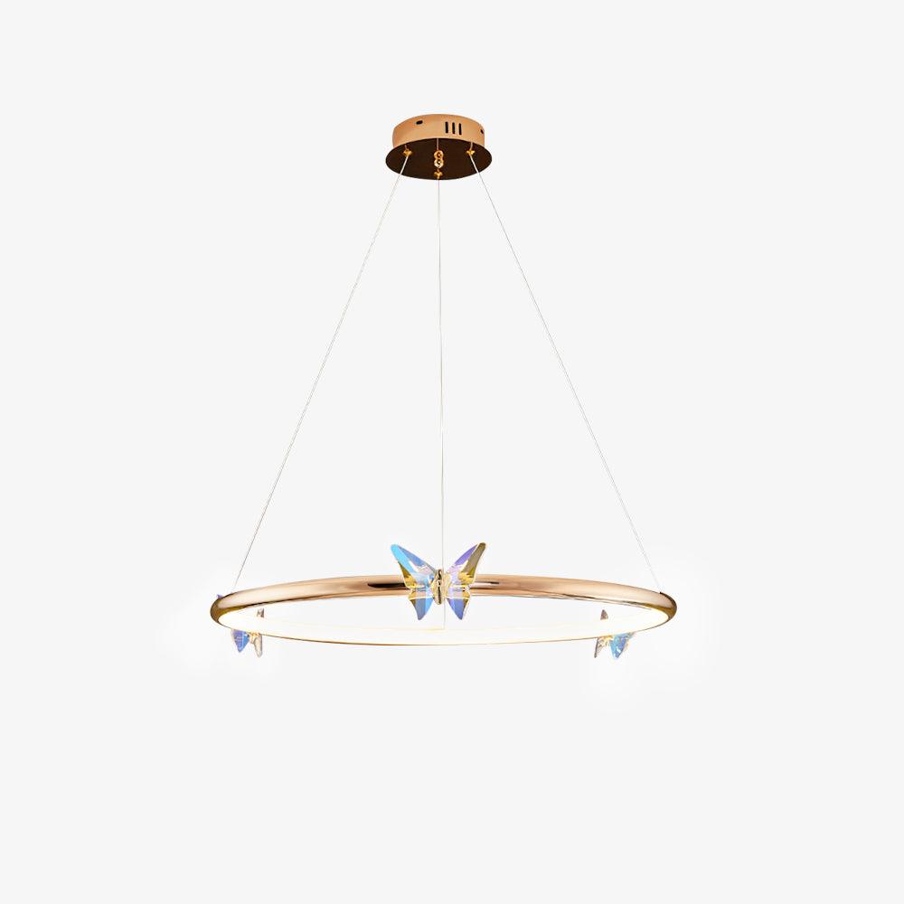 Blue Butterfly Chandelier - Lumpaz