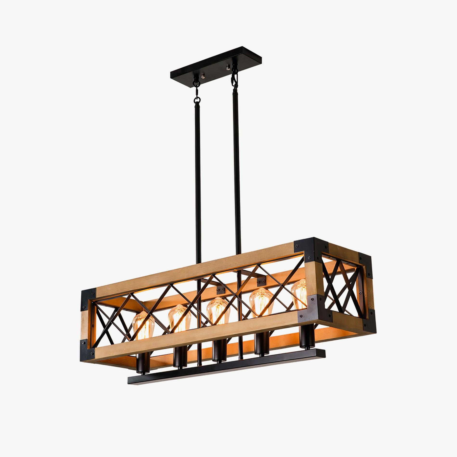 Kitchen Island Rectangle Chandelier - Lumpaz