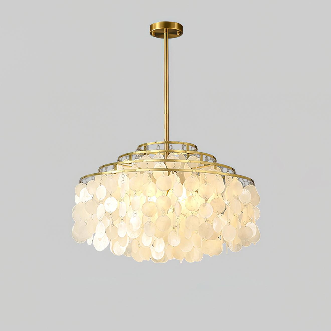 Round Shell Chandelier B - Lumpaz