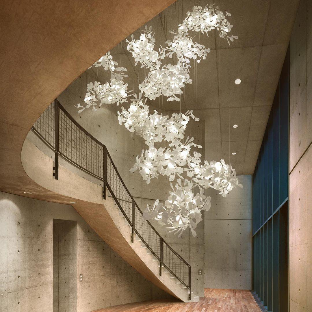 Gingko Combination Chandelier - Lumpaz
