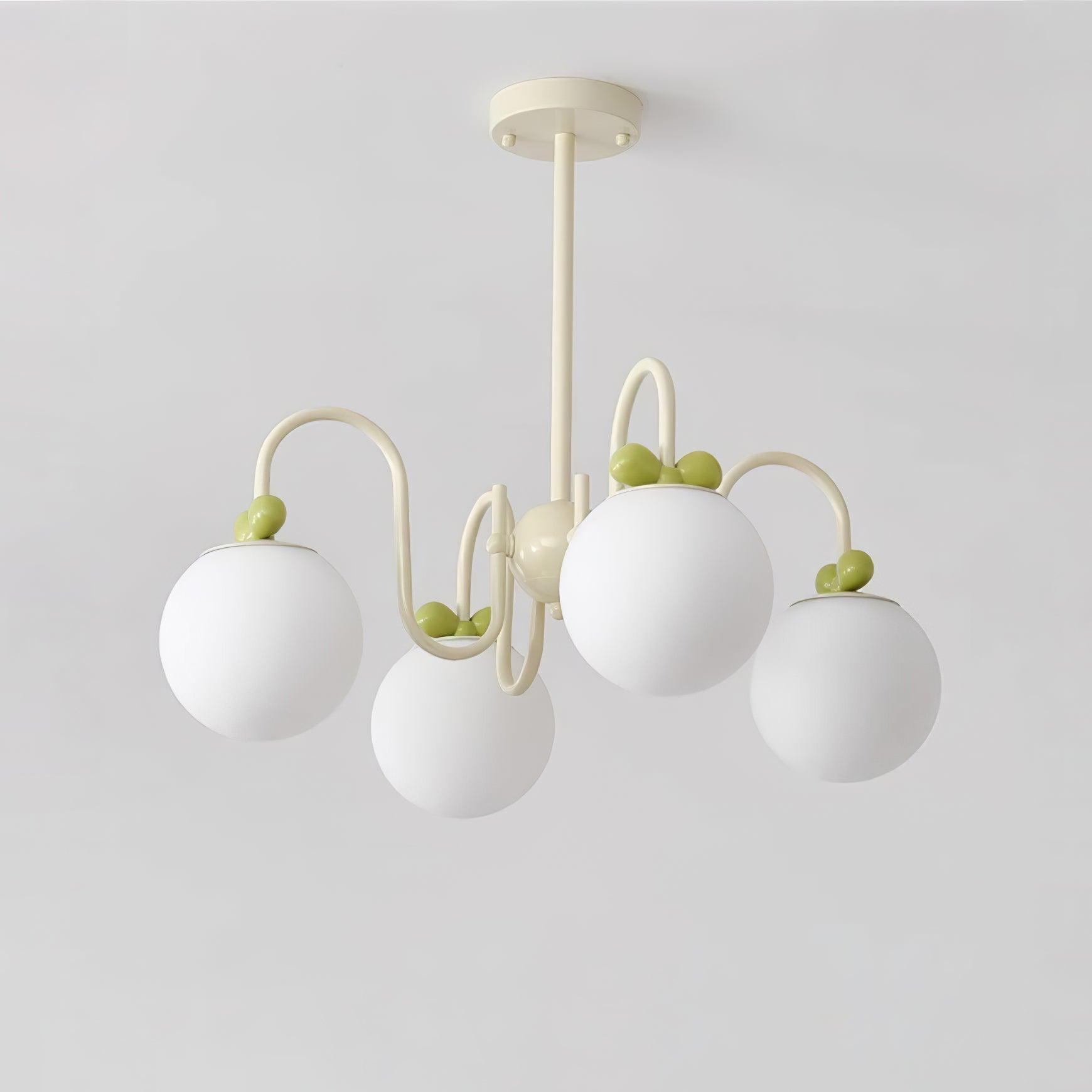Cream Cherry Chandelier - Lumpaz