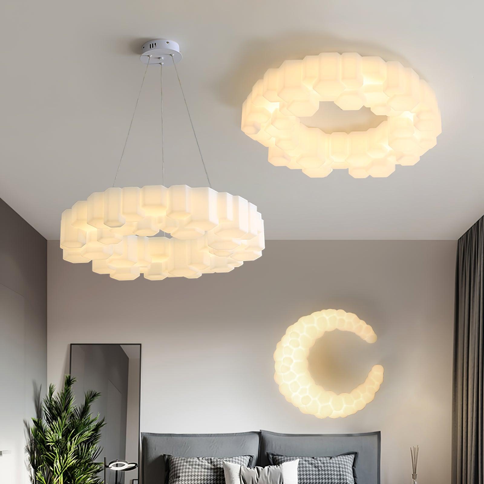 Honeycomb Chandelier - Lumpaz