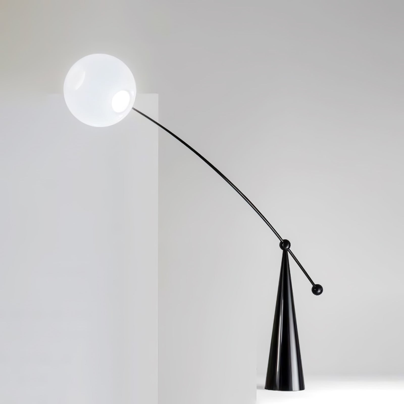 Opal Arc Floor Lamp - Lumpaz