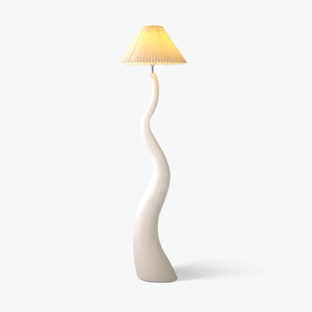 Twisted Pleated Floor Lamp - Lumpaz