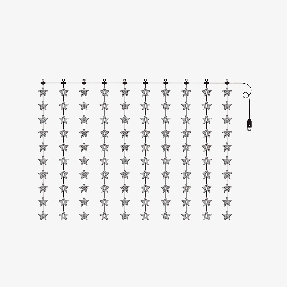 Led Star Fairy String Lights - Lumpaz
