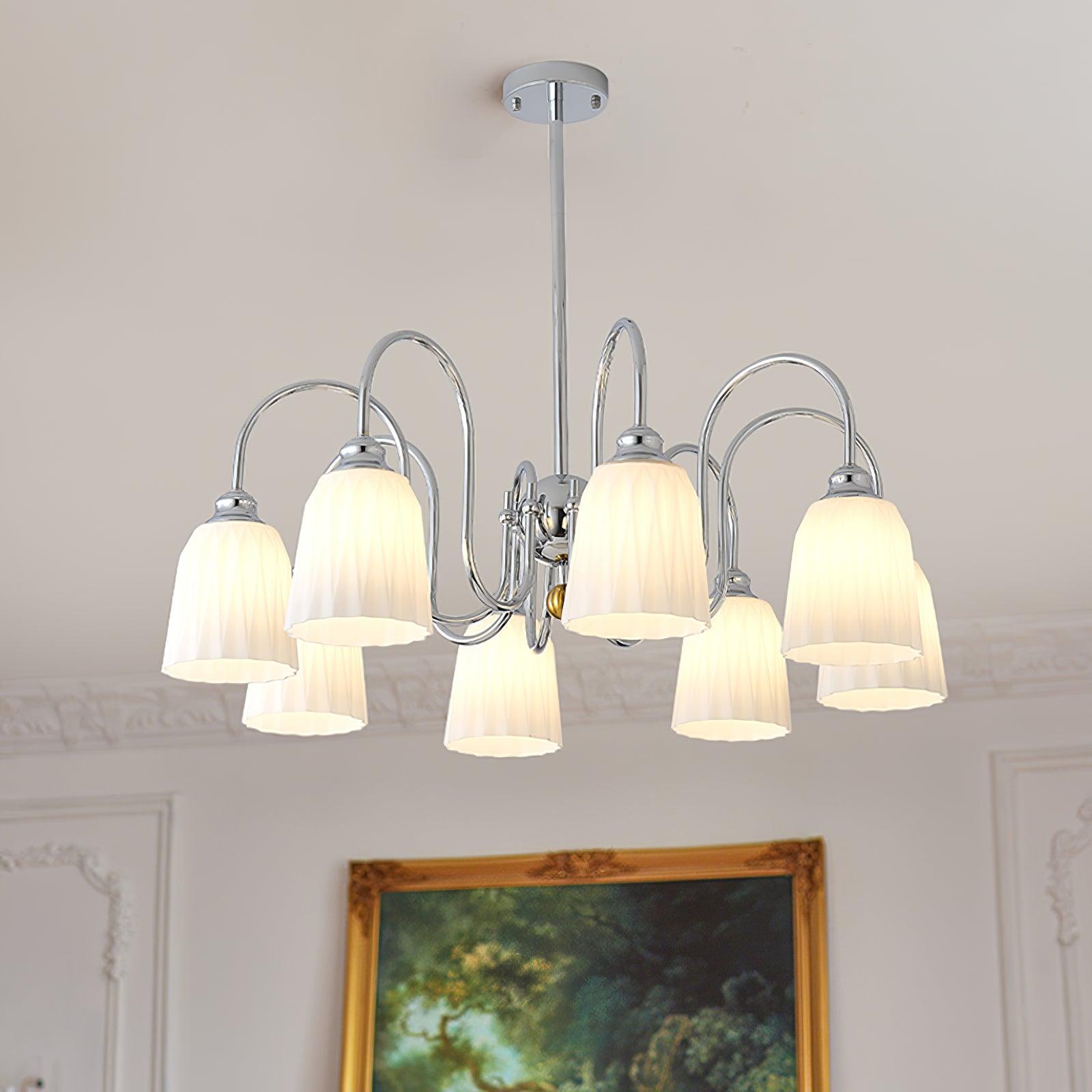 Bauhaus Pleated Chandelier - Lumpaz