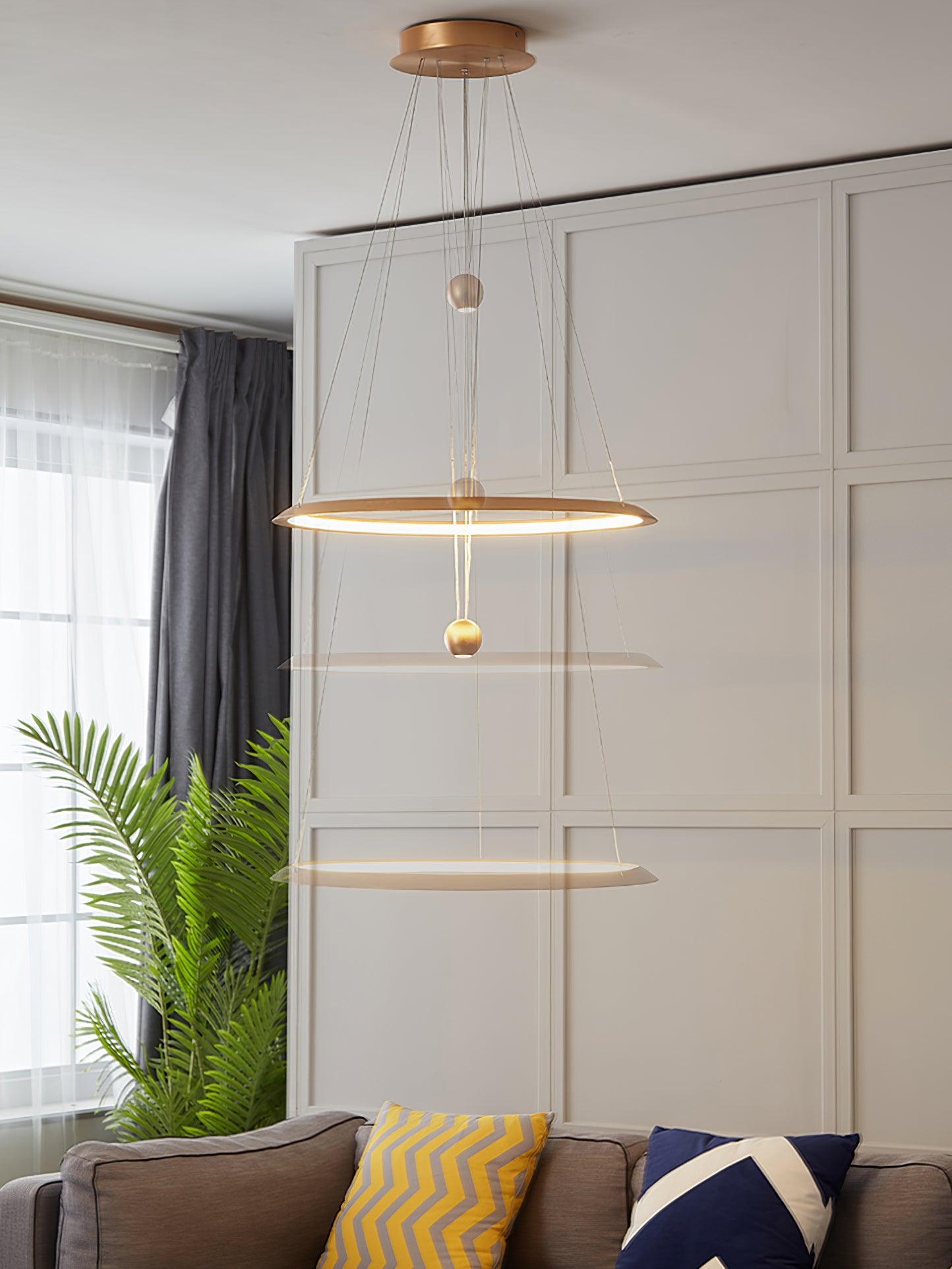 Circular LED Chandelier - Lumpaz