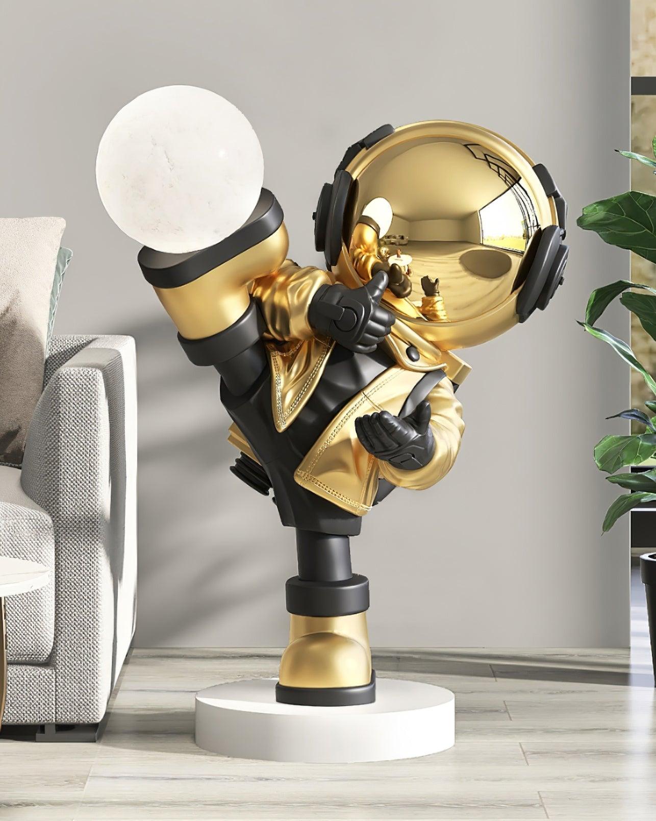 Effort Astronaut Built-in Battery Floor Lamp - Lumpaz