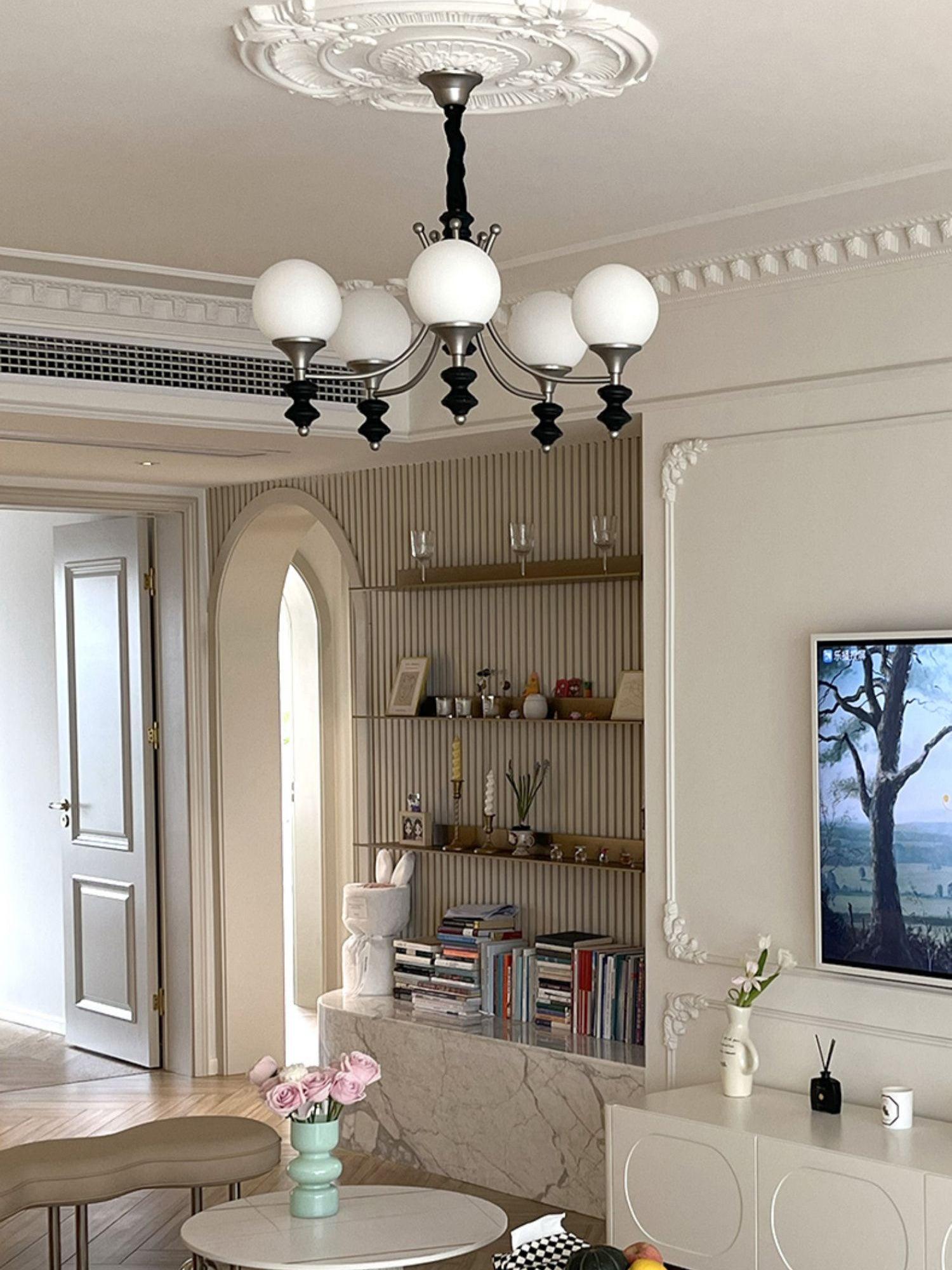 Tina Wooden Chandelier - Lumpaz