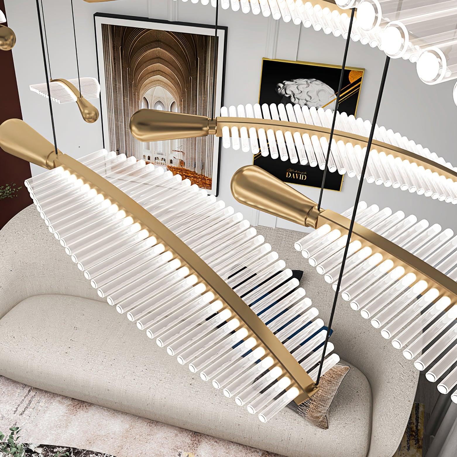 Leaf LED Chandelier - Lumpaz