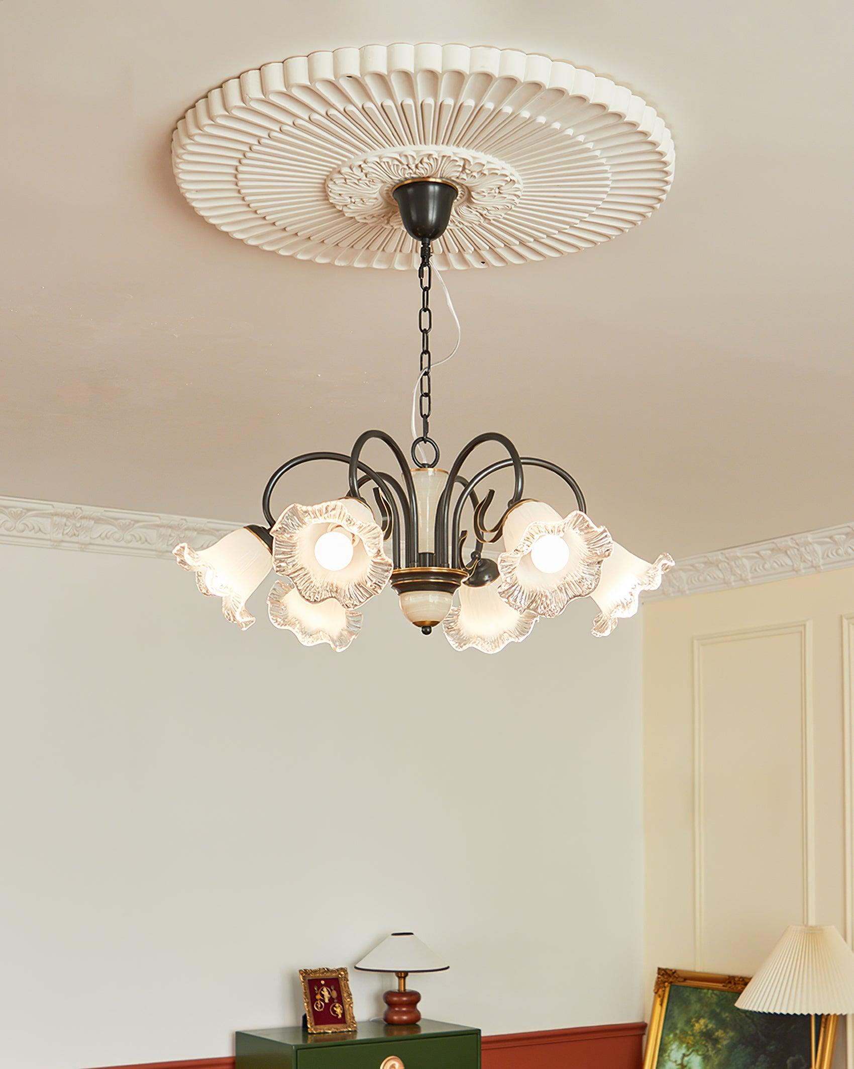 Luce Black Chandelier - Lumpaz