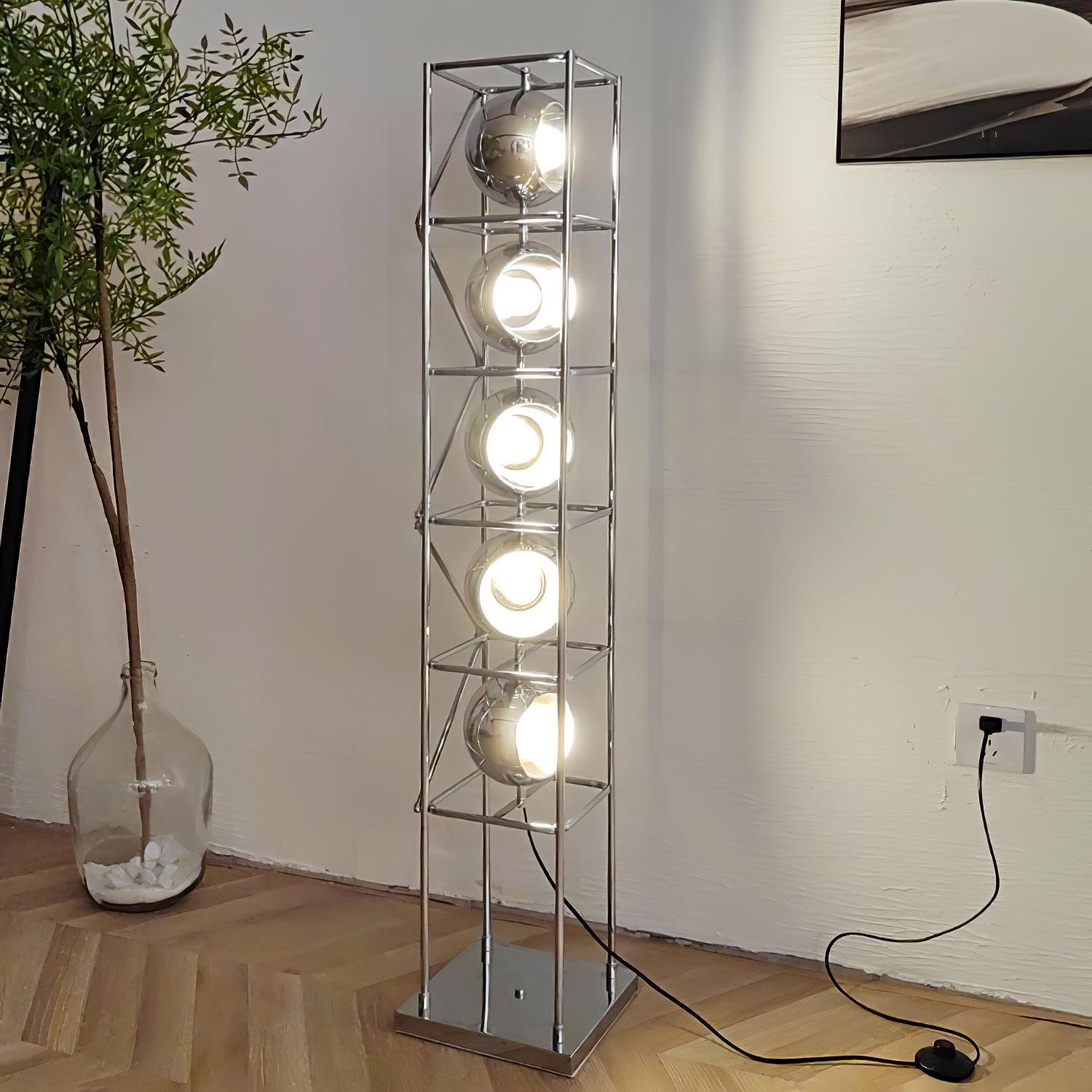 Tower of Spheres Floor Lamp - Lumpaz