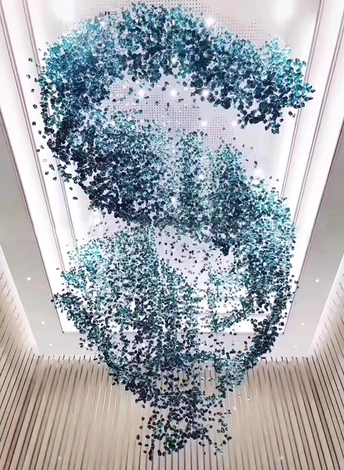 Multicolor Crystal Stone Chandelier - Lumpaz