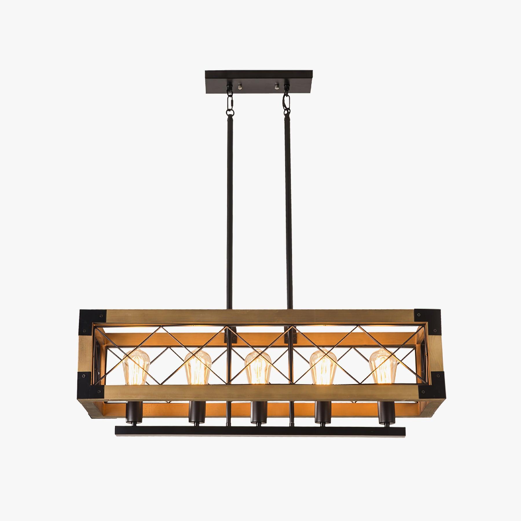 Kitchen Island Rectangle Chandelier - Lumpaz
