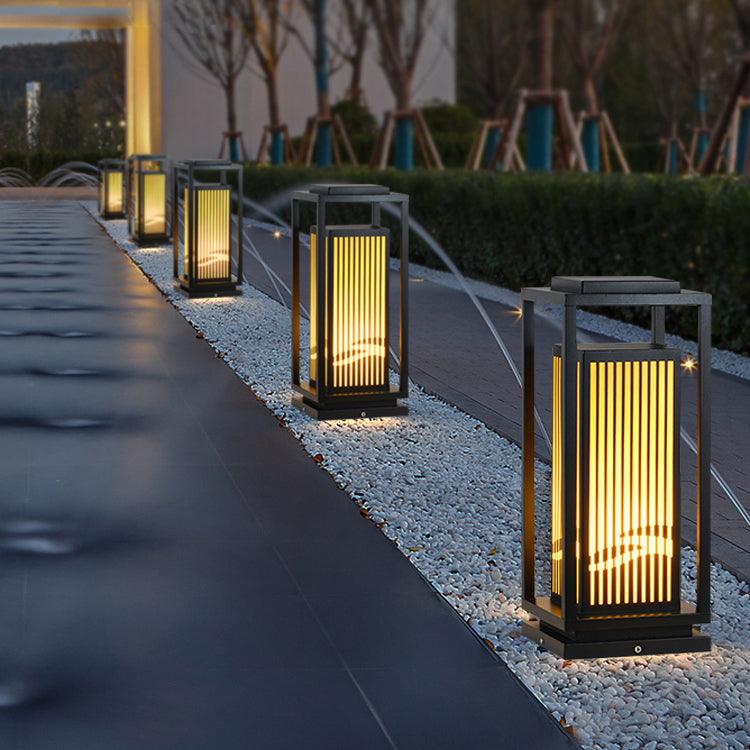 Modern Square Cage Garden Light - Lumpaz