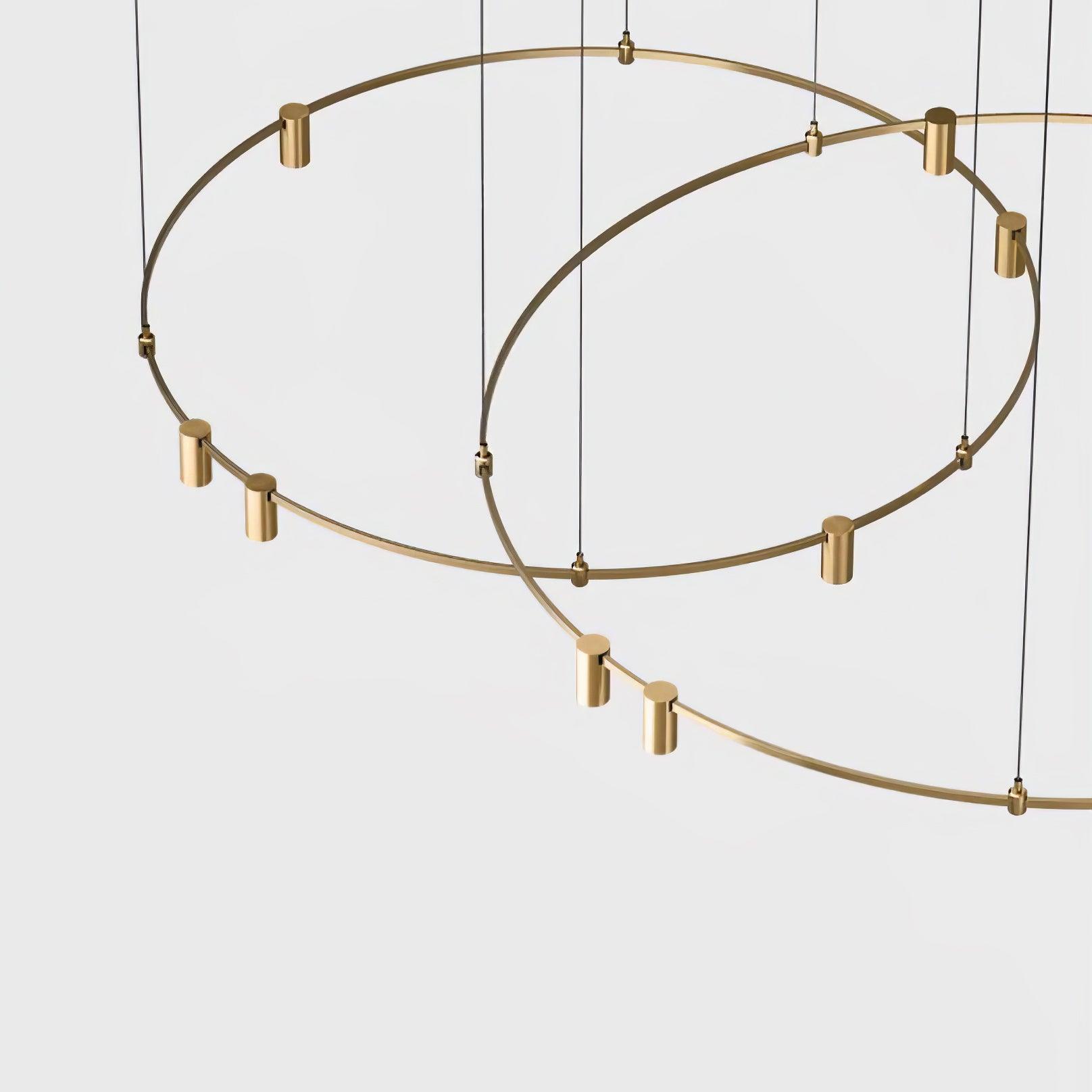 Auroom Round Chandelier - Lumpaz