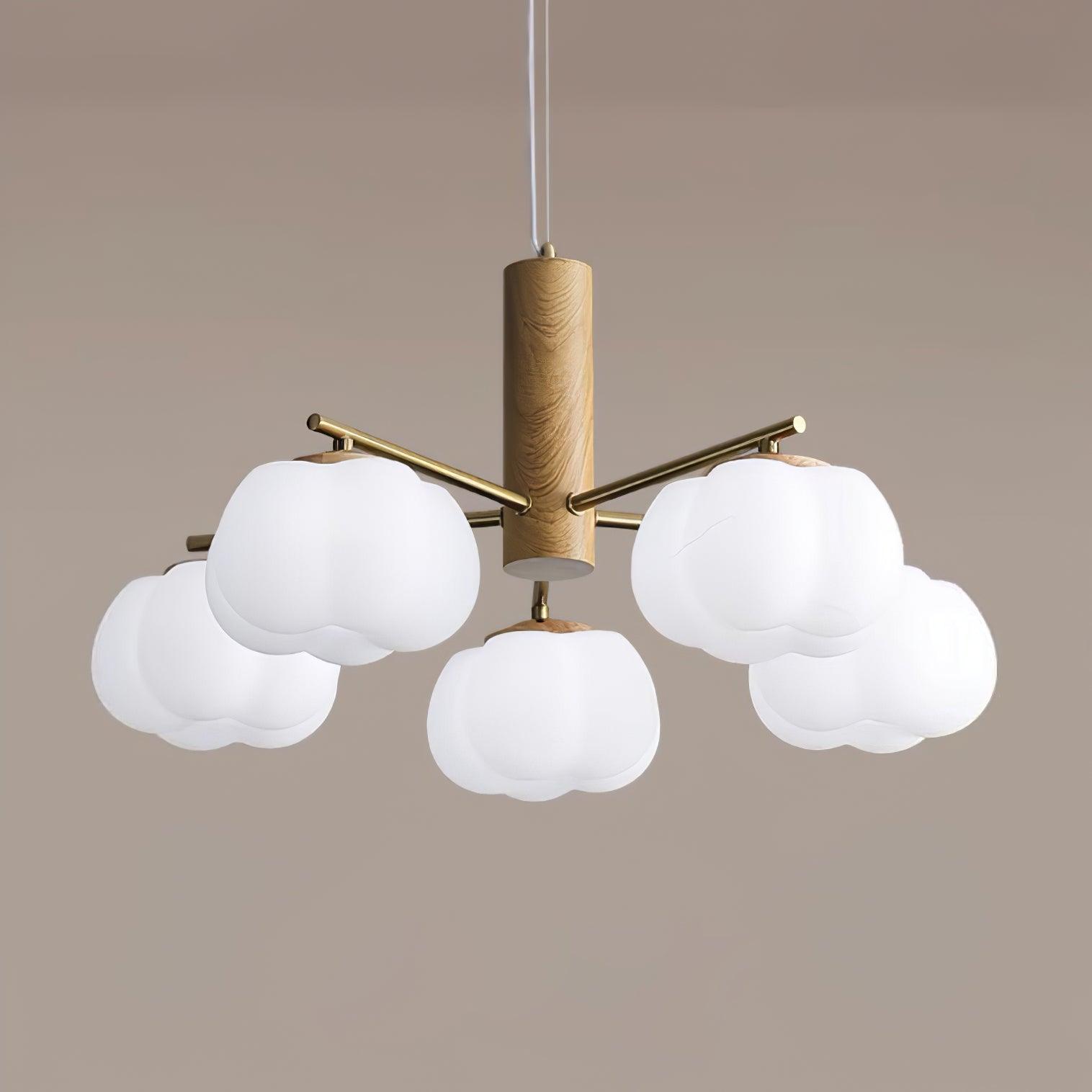 Cotton Balls Chandelier - Lumpaz