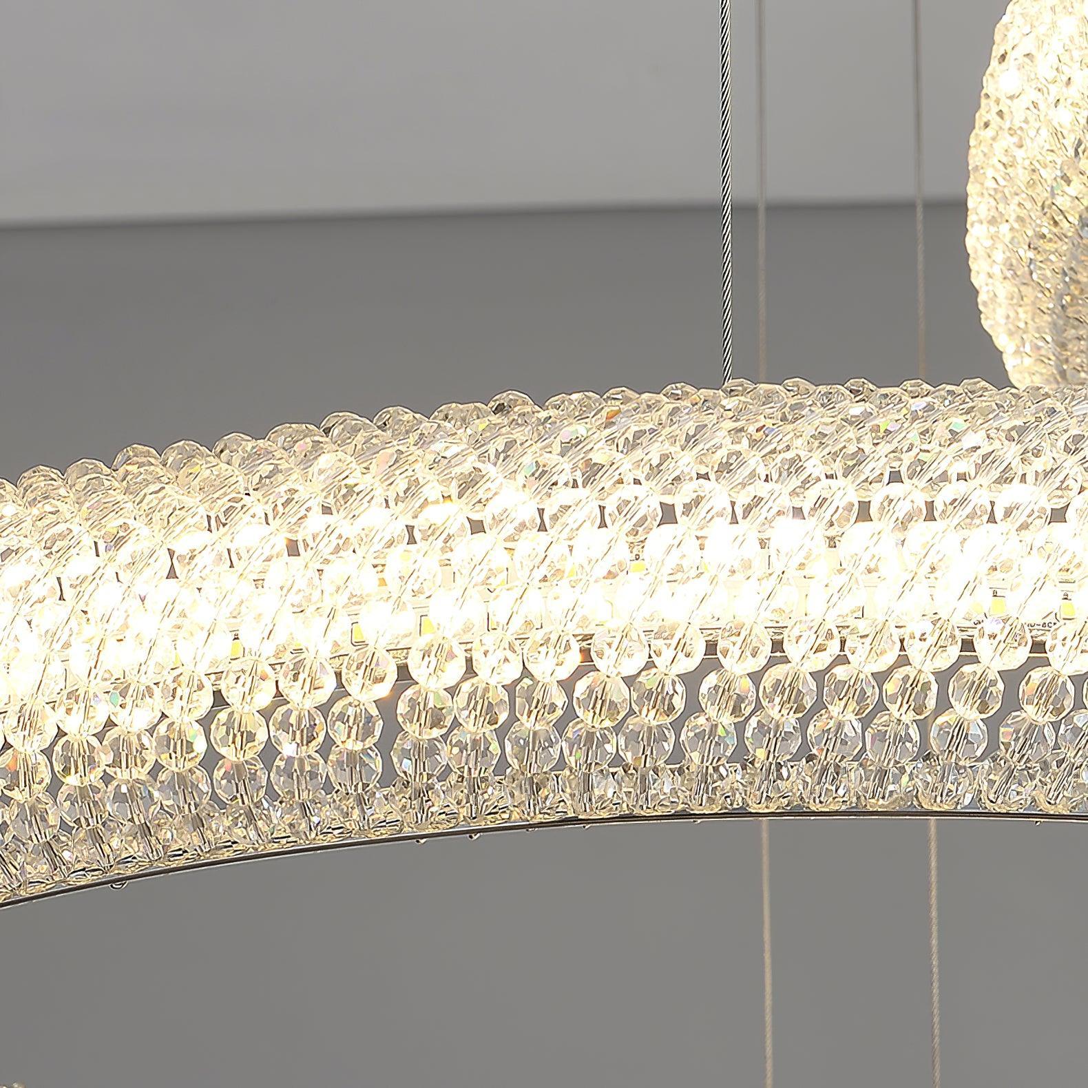 Asscher Ring Chandelier - Lumpaz